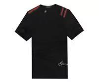t-shirt gucci short sleeve hommes 2013 classic col rond noir